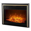 Camino Elettrico da Pavimento 101x140x33 cm Effetto Fiamma 1950W Versailles maxi & Richi Avorio