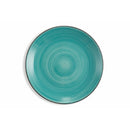 Servizio Piatti 12 Pezzi in Gres VdE Tivoli 1996 Baita Acqua Ocean