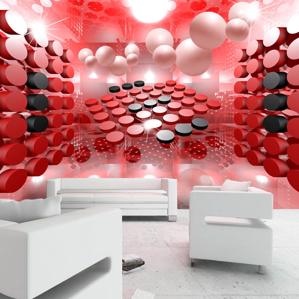 prezzo Fototapete - Spielen in Rot und Schwarz Erroi Wallpaper