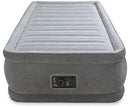 Materasso Singolo Gonfiabile 99x191x46 cm Floccato da Campeggio con Pompa Intex 64412