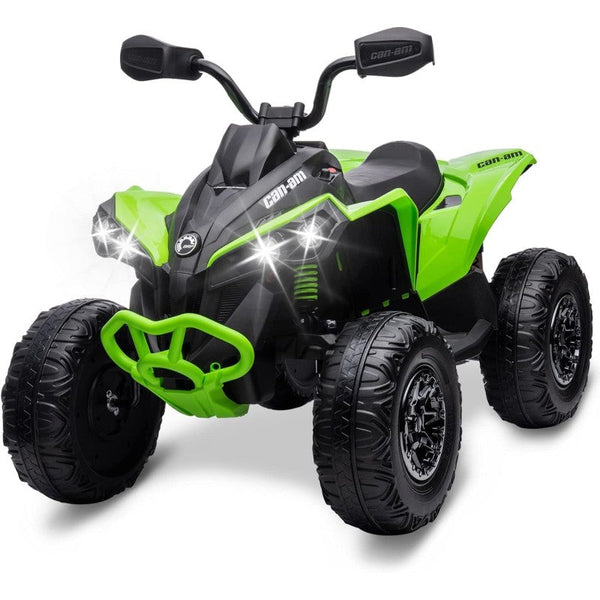 sconto Quad Elettrico per Bambini Licenza Can-Am Renegade 12V ATV Telecomando e Ammortizzatori Verde