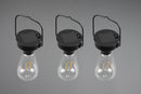  da Esterno a LED SMD in Acciaio Inossidabile Nero Opaco