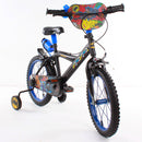 Bicicletta per Bambino 14"" 2 Freni Batman Nera
