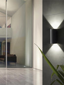 Applique da Esterno a LED 6W+6W 3000K Sovil Nero