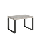 Tavolo Allungabile 130/390x90 cm Tecno Cashmere Gambe Antracite      