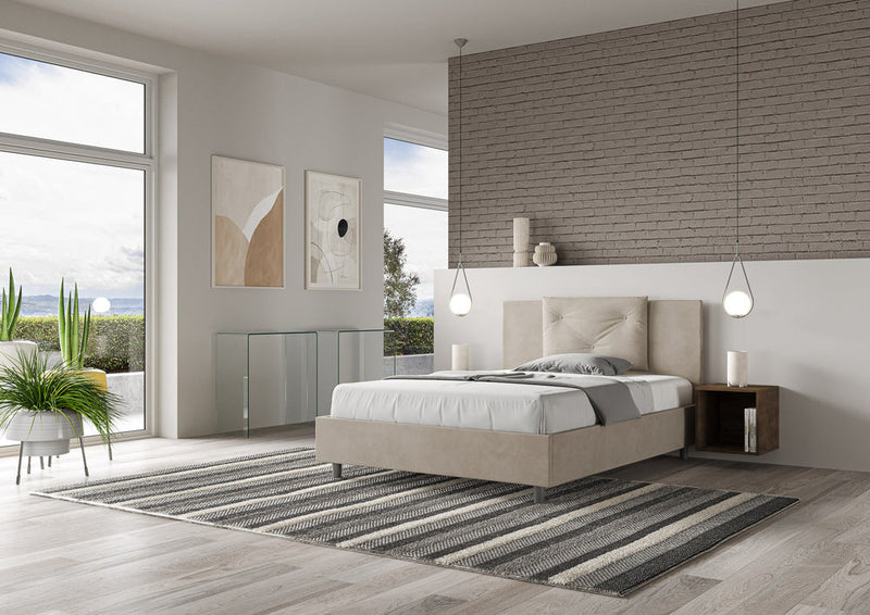 Letto Matrimoniale Appia Sabbia Varie Misure