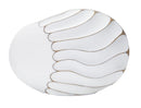 Vaso Lines 34x24,5x11,5 cm in Poliresina Bianco