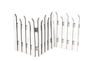 Set 3 Staccionata in legno Misure 54x25 cm
