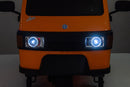 Macchina Elettrica per Bambini Licenza Piaggio Apecar 12V Arancione