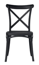 Sedia Impilabile da Giardino 47x55x90 cm in Polipropilene Antracite