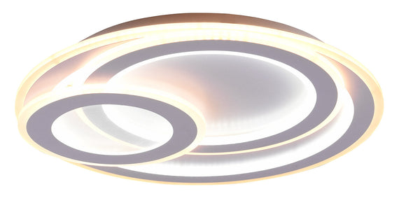 online Plafoniera da Interno a LED in Metallo Bianco Opaco