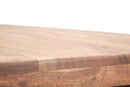 Tavolo da Pranzo Yellowstone 180x90x77 cm in Legno di Acacia e in Ferro Marrone e Nero