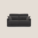Divano Letto 3 Posti 196x102x97 cm in Tessuto Nero