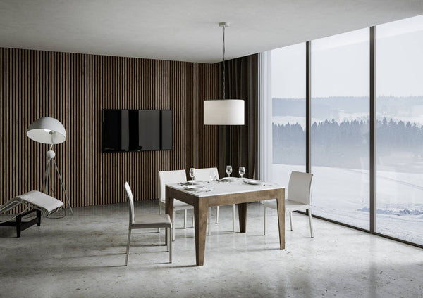 Tavolo Allungabile 120-180x90x77 cm Cico Mix Bianco Frassino sconto