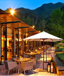 Stufa Elettrica ad Infrarossi da Parete Soffitto 97x18,9x6,7 cm 1000W con Altoparlanti Bluetooth Nero