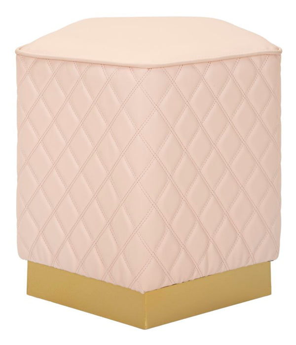 Puff Pentagonale Sharon 38x38x38 cm in Pino e MDF e Metallo e Plastica acquista
