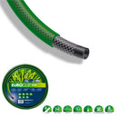 Tubo Pompa dell'Acqua da Giardino 25 Metri 3/4" 3 Strati Euro Guip Verde