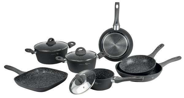 acquista 10-teiliges Kochgeschirr-Set aus grauem Soriani Antihaft-Aluminium