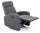 Manuell verstellbarer Relaxsessel aus blauem Stoff