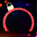 Arco Luminoso Natale Bianco Caldo 300 LED Illuminazione da Esterno Rosso 308 cm