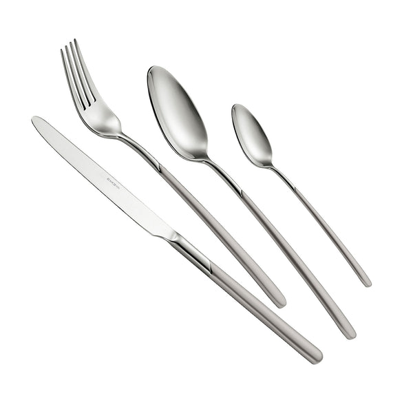 Besteckservice 24-teilig aus sandgestrahltem Eme Celtika-Stahl sconto