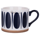 Set 2 Tazze Ø10x8 cm in New Bone China VdE Tivoli 1996 Masai Blue