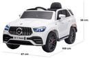 Macchina Elettrica per Bambini 12V con Licenza Mercedes M-Class Bianca