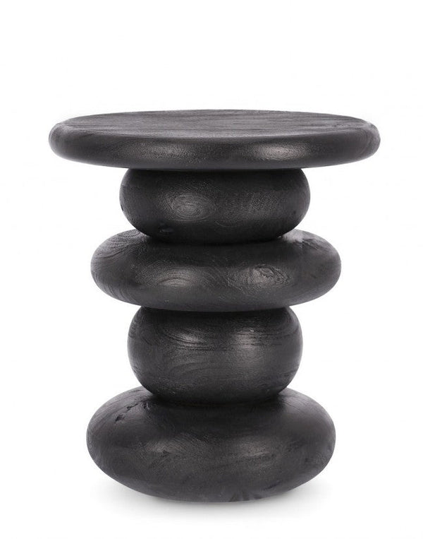 Tavolino Ø 40x45 cm Caffèblack in Legno Black online