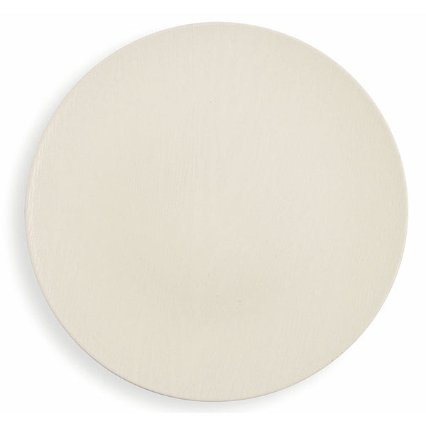 Set mit 6 Platztellern aus Kunststoff, Ø 33 cm, Villa d'Este-Holz, glänzend weiß prezzo