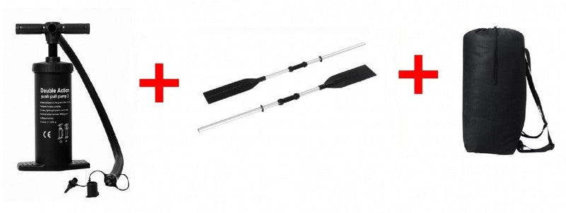 Gommone Tender Gonfiabile 328x144cm Zray Fishman II 500 con Remi e Pompa