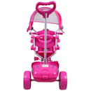 Triciclo a Spinta per Bambini Seggiolino Reversibile Hornet Rosa
