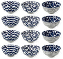 Set 12 Ciotole Ø12x6 cm 240 ml in Gres VdE Tivoli 1996 Tribe