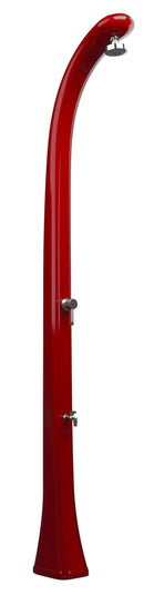 Doccia Solare da Esterno Giardino 20L Miscelatore e Lavapiedi Arkema Happy One Ruby