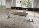 Tavolo Allungabile 160/264x90 cm Niket Tortora Gambe Bianche      