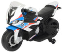 Moto Elettrica per Bambini 6V con Licenza BMW S1000 RR Bianca