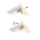 Guide a Scomparsa Slippe per Cassetti ad Estrazione Totale P540 Zincato Emuca
