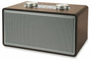Altoparlante Speaker 80W Wireless con Radio Effetto Legno Kooper Rock Marrone