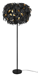 Piantana da Interno Attacco E14 in Metallo Nero Opaco