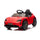 Macchina Elettrica per Bambini Porsche Taycan Turbo S 12V con Telecomando Bluetooth Luci LED e Tappetini Rosso