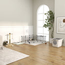 Lettiera per Gatti Chiusa 44x55x39 cm 2 Ingressi Vassoio Estraibile e Paletta Bianco