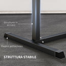 Sedia Romana Regolabile su 6 Posizioni 110x70x95 cm Nero  