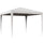Gazebo da Giardino 293x293 cm Pieghevole e Portatile con Copertura Anti UV Bianco