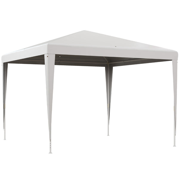 Gazebo da Giardino 293x293 cm Pieghevole e Portatile con Copertura Anti UV Bianco prezzo