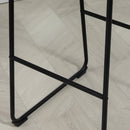 Set 2 Sgabelli da Bar con Poggiapiedi 44x50x109 cm in Pelle PU Marrone Scuro 