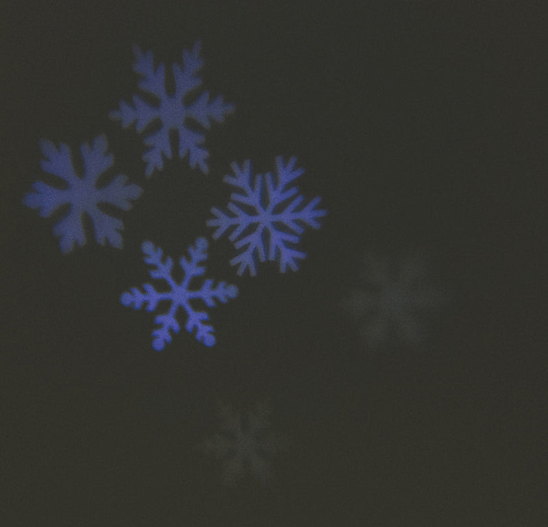 Proiettore Laser a Led Fiocchi di Neve Luci Natalizie da Interno e Esterno Soriani Snowflake Plus