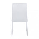 Sedia Blossom 41x50x91 h cm in Similpelle Bianco