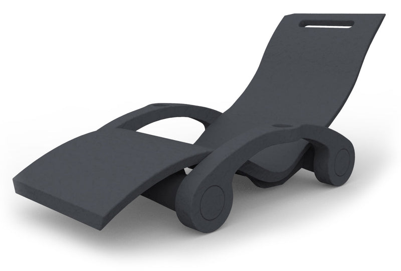 Lettino Chaise Longue Galleggiante da Esterno Giardino Arkema Serendipity Grigio Antracite