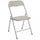 Klappbarer Gartenstuhl Slim 44 x 45 x 79 h cm aus mattem taubengrauem Stahl