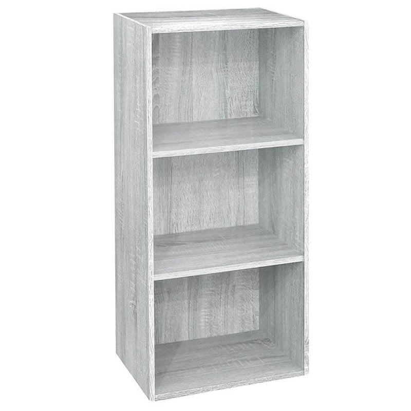 Libreria 3 ripiani 40x29x89 cm in Legno Bianco