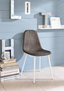 Set 4 Sedie 43x38xH86,5 cm in Similrattan Martina Marrone